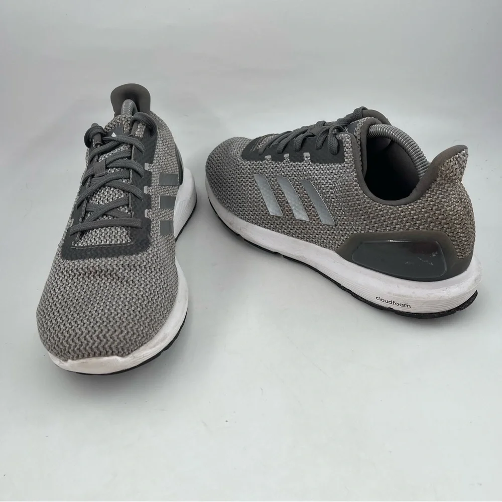 Adidas Women’s Cosmic 2 SL -SZ 12- Silver Grey Lace-Up Running Shoes Sneakers